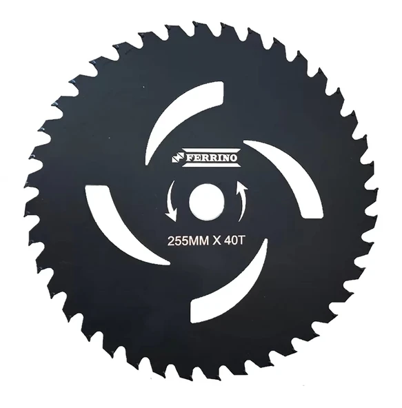 Ferrino Motorlu Tırpan 4D Daire Elmas Bıçak Testere 255Mm Siyah