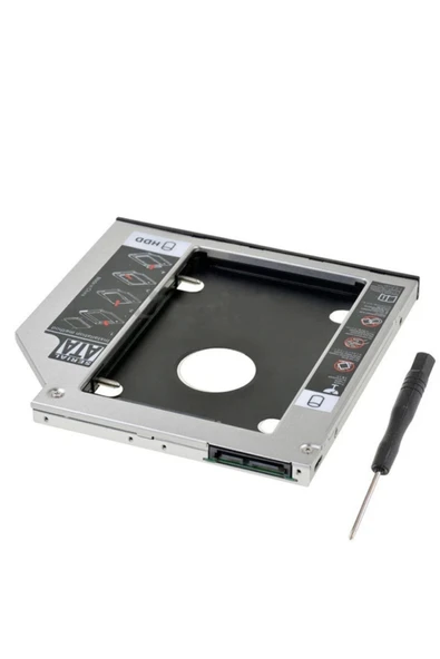 Artvision 12.7mm Caddy Sata 12.7 Mm Ssd Harddisk Kutusu Kızak Laptop Ssd Notebook Ikinci Hdd Takma-A07 - 4