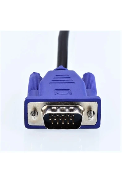 Wozlo Elektronik Vga To Vga Kablo Lcd Monitör Ve Projeksiyon Kablosu 1.5m-A02 - 3