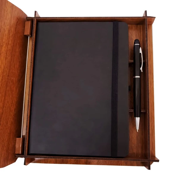 Kalem Ve Termo Deri Defter Set - 3