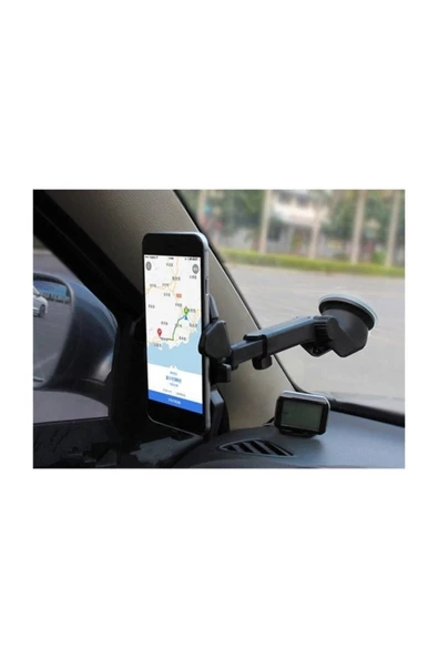 TeknoClass Cama Yapışan Araç Içi Telefon Tutucu Akrobat Tutucu Ultra 360 Ayarlanabilir - 6