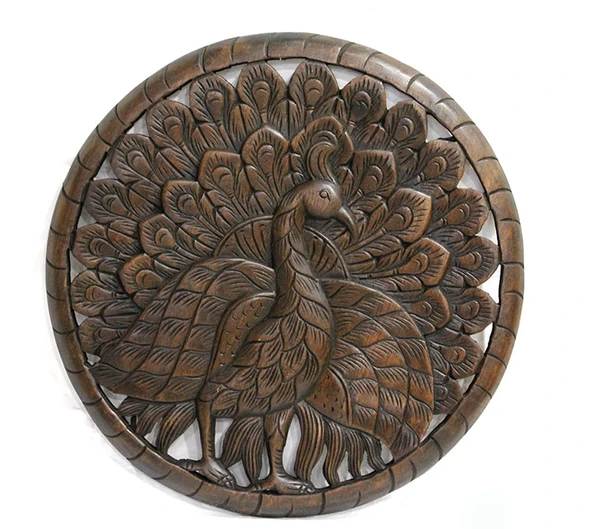 Ahşap Duvara Asmalı El Oyması Pano 2/1 ürün görseli 1