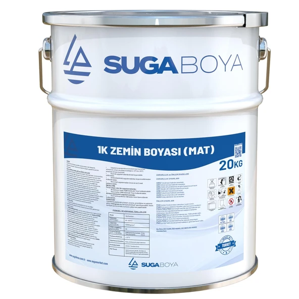 SUGA  1K POLİÜRETAN ZEMİN BOYASI 20 KG