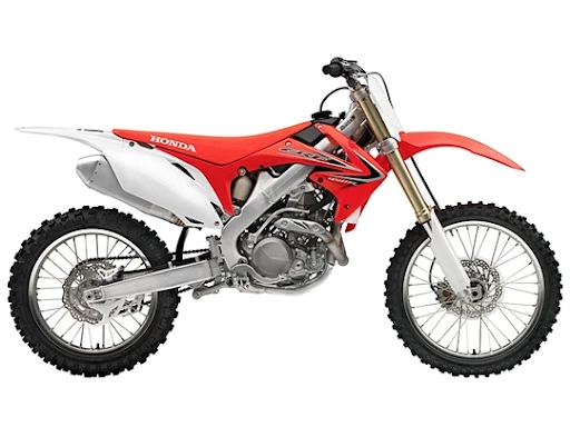 Motorsiklet 1:18 Motor Honda CRF450R Kırmızı - 4