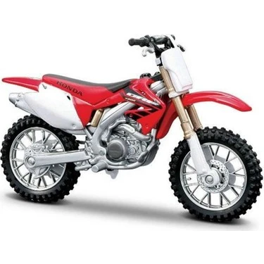 Motorsiklet 1:18 Motor Honda CRF450R Kırmızı - 1