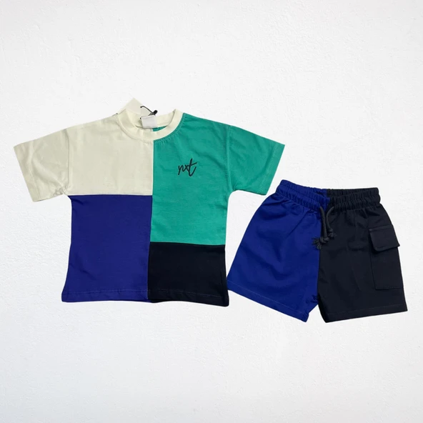 Renk Bloklu Erkek Çocuk Takımı - 2