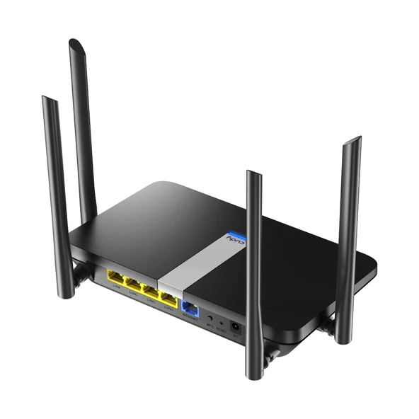 CUDY X6 AX1800 2.4GHz/5GHz 1800Mbps AP/RE/WISP 5Gigabit Port MU-MIMO Kablosuz Wi-Fi 6 Router - 3