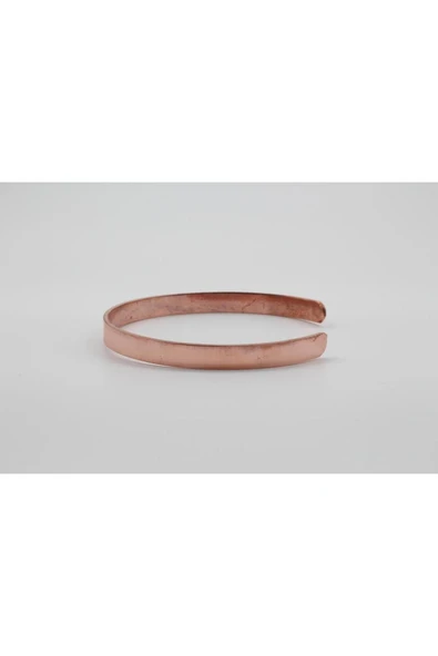 Minimalist Bakır Bileklik (6 mm) - %100 Saf Bakır - 2
