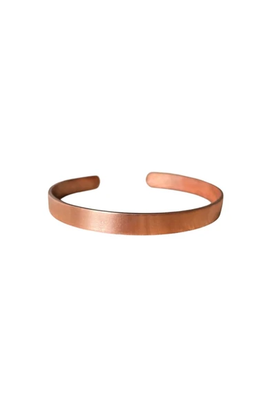 Minimalist Bakır Bileklik (6 mm) - %100 Saf Bakır