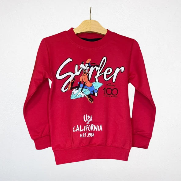 Disney Surfer Goofy Çocuk Eşofman Takımı – Kırmızı - 2