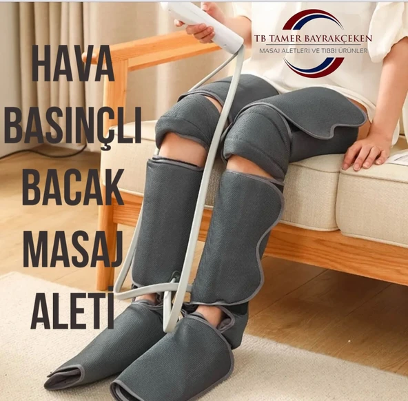 Hava Sıkıştırmalı Ayak ve Tüm Bacak Masaj Aleti Shiatsu (LENF DRENAJ)