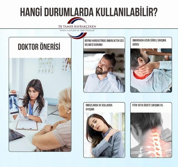 Boyun Masaj  Cihazı Yarı Otomatik&kumandalı Ortopedik Boyunluk// boyun Fıtığı - Resim 3