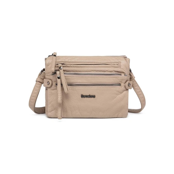 Yıkama Rölaks Deri Kadın Postacı Çantası 21K Barcelona 1920-6 ürün görseli