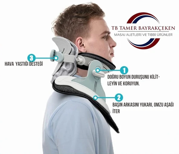 Boyun Masaj  Cihazı Yarı Otomatik&kumandalı Ortopedik Boyunluk// boyun Fıtığı - Resim 6