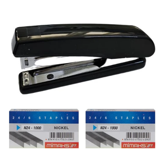 24x6 zımba makinası seti 3 lü set 20 sayfalık