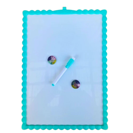 çocuklar için magnetik çift taraflı  yazı tahtası 28x39.5 cm yeşil