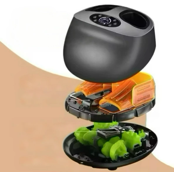 6D Dijital Uzaktan Kumandalı Ovmalı Isıtmalı Titreşimli Ayak Masaj ve Bakım Makinası/Aleti - 4