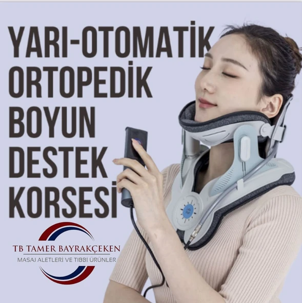 Boyun Masaj  Cihazı Yarı Otomatik&kumandalı Ortopedik Boyunluk// boyun Fıtığı ürün görseli 1