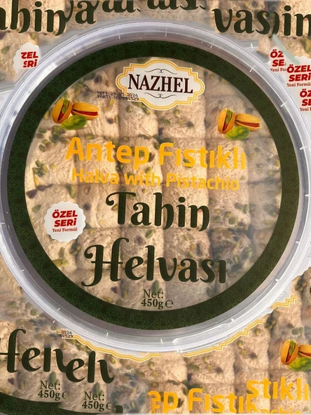NAZHEL Antep Fıstıklı Tahin Helvası 450 gr. - 7