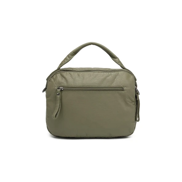 Yıkama Rölaks Deri Kadın Omuz Çantası 21K Barcelona 1924-6 - 3