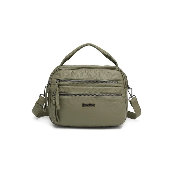 Yıkama Rölaks Deri Kadın Omuz Çantası 21K Barcelona 1924-6