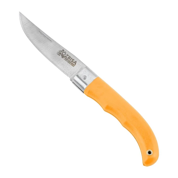 Katlanır Cep Çakısı - Özbısa - El Yapımı - No:2 - Sarı ürün görseli 1