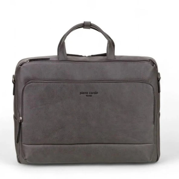 Pierre Cardin 01PC00109-GR Laptop Evrak Çanta Grı - 2