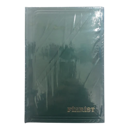 20 li  fihrist 17x24 ebat dikişli haki yeşil