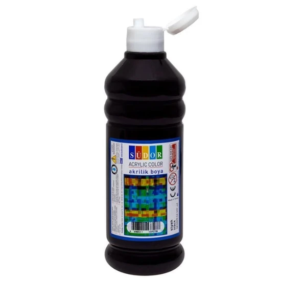 500 ml akrilik boya südor yarım litre büyük boy - Resim 5