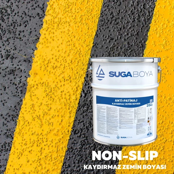 SUGA ANTİ-PATİNAJ KAYDIRMAZ ZEMİN BOYASI 20 KG - 5