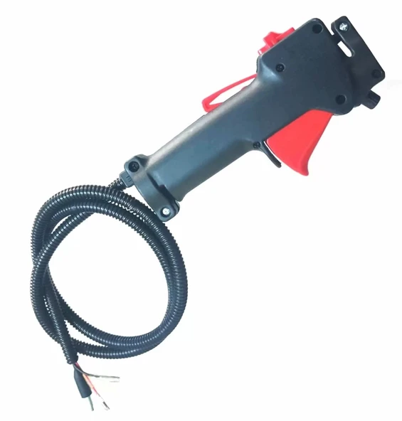 Motorlu Tırpan Tetik Kabze Grubu Gaz Teli Komple 26Mm