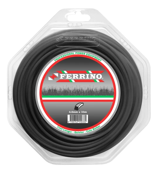 Ferrino 4 Köşe 4.00Mm Siyah Motorlu Tırpan Misinası 33 m
