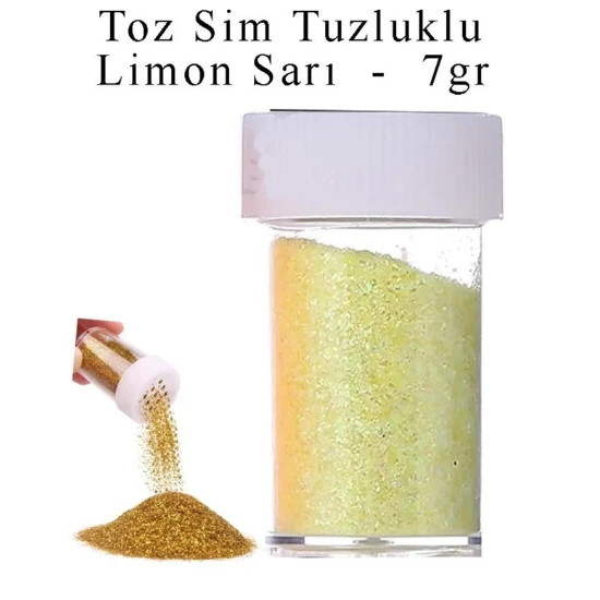 Renkli Toz Sim Tuzluklu 7 gr 1 Adet Renkli