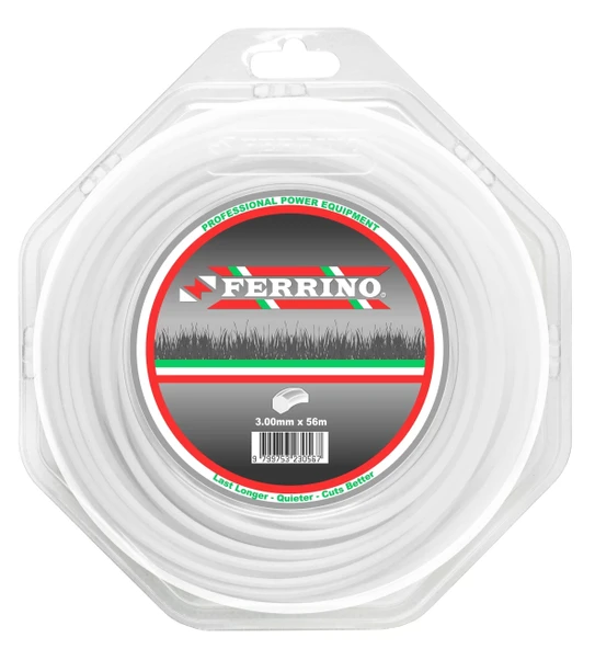 Ferrino 6 Köşe 3.00Mm Beyaz Motorlu Tırpan Misinası 56 m