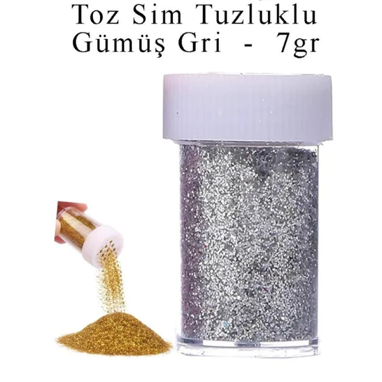 Renkli Toz Sim Tuzluklu 7 gr 1 Adet Renkli - 5