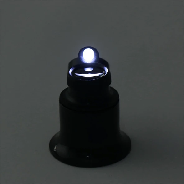 20x Büyütmeli,saat,takı Onarım Için Cam Lensli Optik Işıklı  Göz Büyüteçmg13b9a - Resim 5