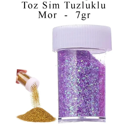 Renkli Toz Sim Tuzluklu 7 gr 1 Adet Renkli - 2