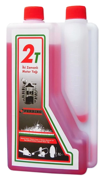 Ferrino 2T İki Zamanlı Motor Yağ 1Lt Ölçekli Motorlu Testere Tırpan İlaçlama Benzin Yağı