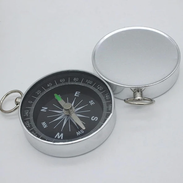Mini Paslanmaz Alüminyum Pusula G442b - Resim 2