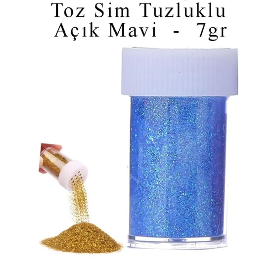 Renkli Toz Sim Tuzluklu 7 gr 1 Adet Renkli - 6