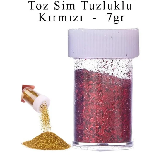 Renkli Toz Sim Tuzluklu 7 gr 1 Adet Renkli - 4