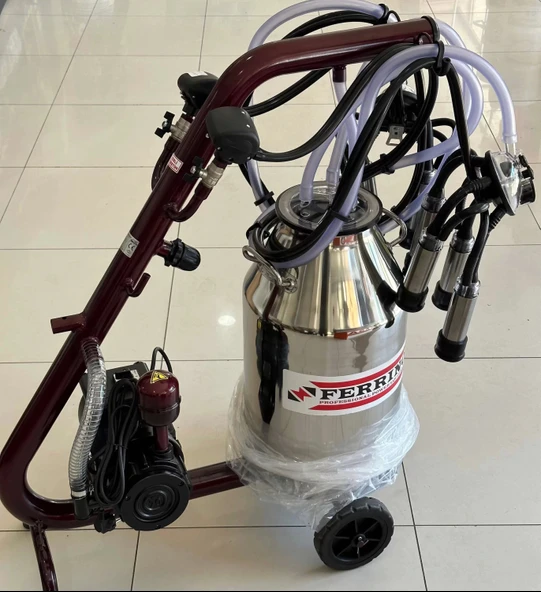 Ferrino Çift Sağım L Kuru Pompa Süt Sağma Makinesi 40 Litre