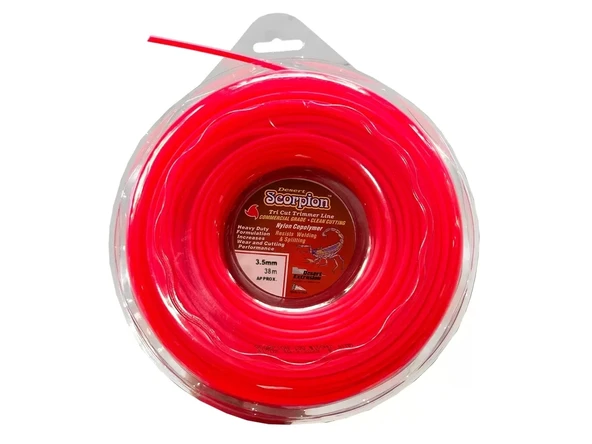 Scorpion Motorlu Tırpan Misinası 3.50Mm 38Mt 3 Köşe