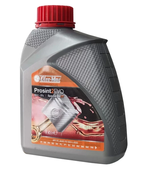 Oleomac Prosint 2 Evo Yarı Sentetik 2T İki Zamanlı Motor Yağı 1Lt