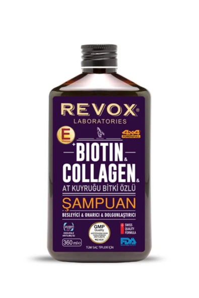 Biotin Collagen At Kuyruğu Bitki Özlü Şampuan 360ml