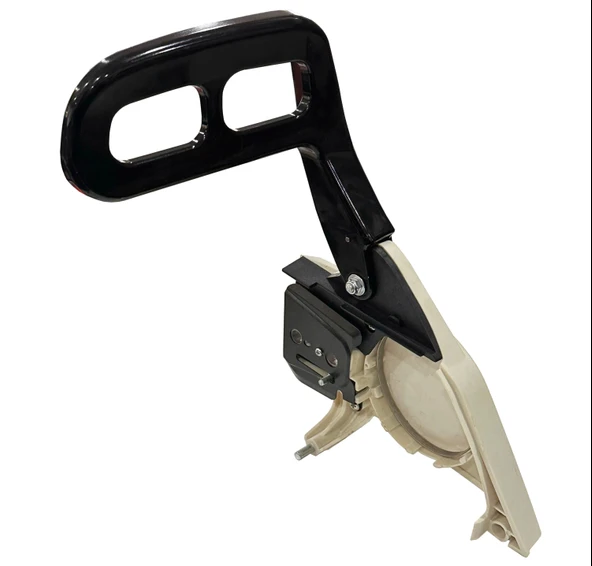 Zomax 4010 Motorlu Testere Yan Kapak Komple Fren Kolu