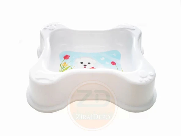 Pati Desenli Kedi Köpek Mama Su Kabı Hb1014