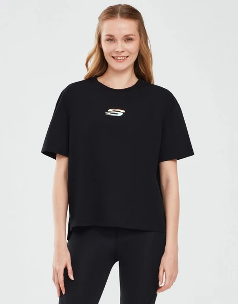 Skechers Graphic T-Shirt W Short Sleeve T-Shirt S241011 Kadın Tişört