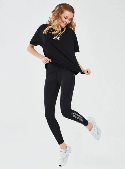 Skechers Graphic T-Shirt W Short Sleeve T-Shirt S241011 Kadın Tişört - 5