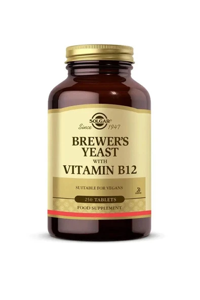 Solgar Brewers Yeast with Vitamin B 12 250 Tablet